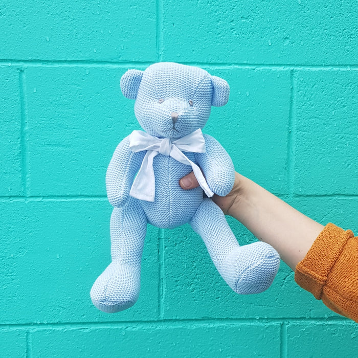 Large Crocheted Cotton Teddy Bear