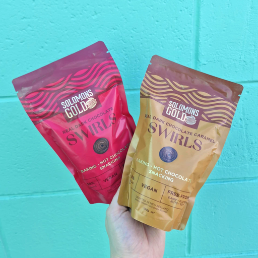 Solomons Gold Chocolate Swirls 150g