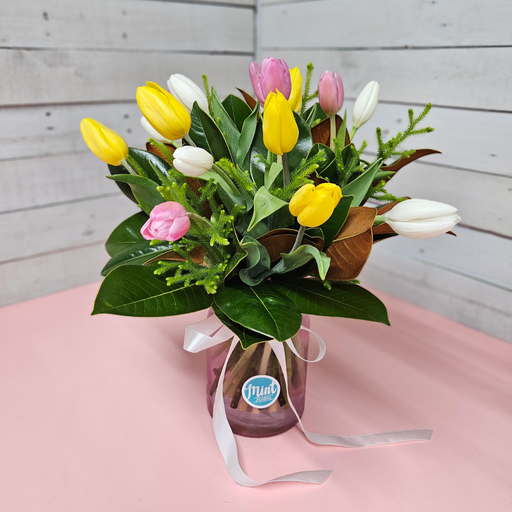 'MAMA MIA' Tulip Vase Arrangement | MOTHERS DAY 2026