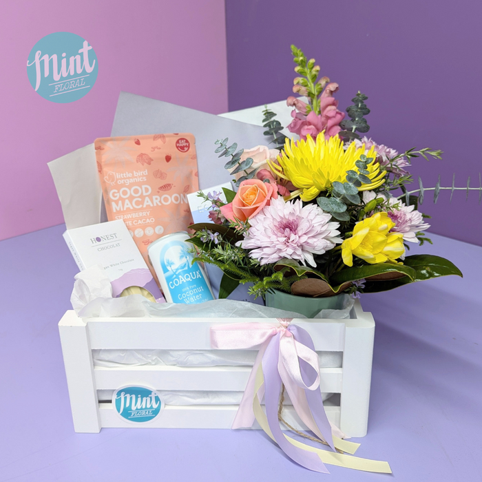 Pastel Rainbow Gift Crate