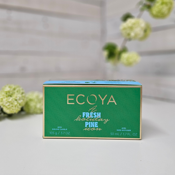 Ecoya | Holiday Mini Candle & Diffuser Gift Set