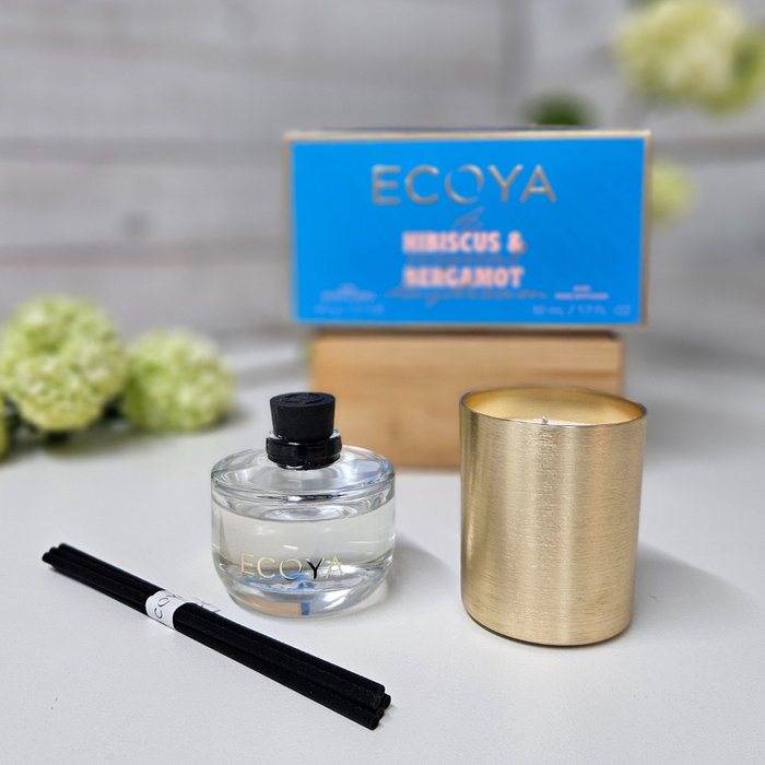 Ecoya | Holiday Mini Candle & Diffuser Gift Set