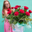 VALENTINES | One Dozen Deluxe Romantic Red Roses