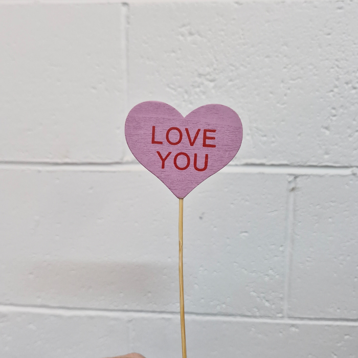 VALENTINES | Heart shaped Pick - ADD ON