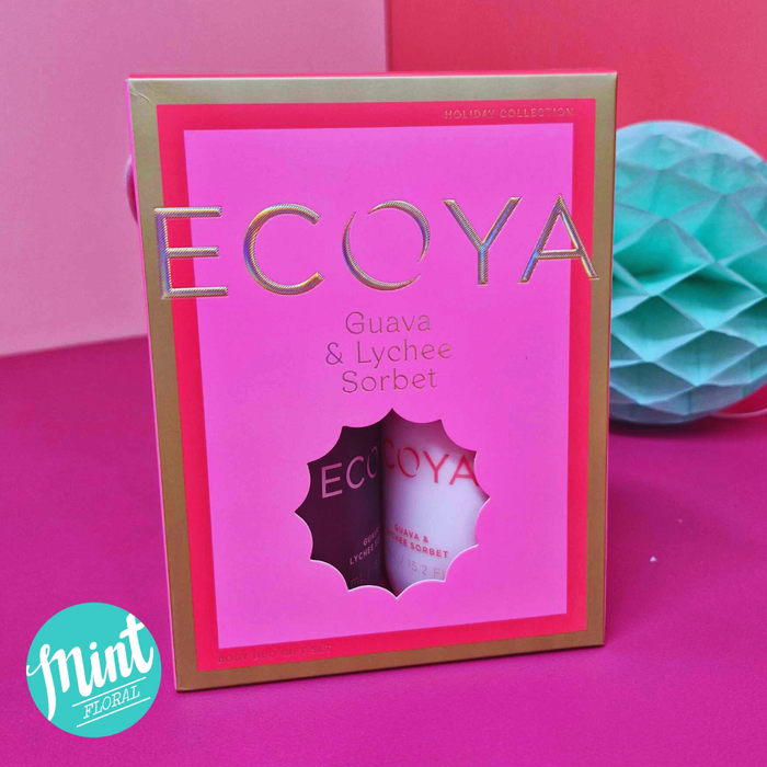 Ecoya Guava & Lychee Sorbet Bodycare Gift Set