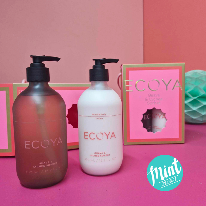 Ecoya Guava & Lychee Sorbet Bodycare Gift Set