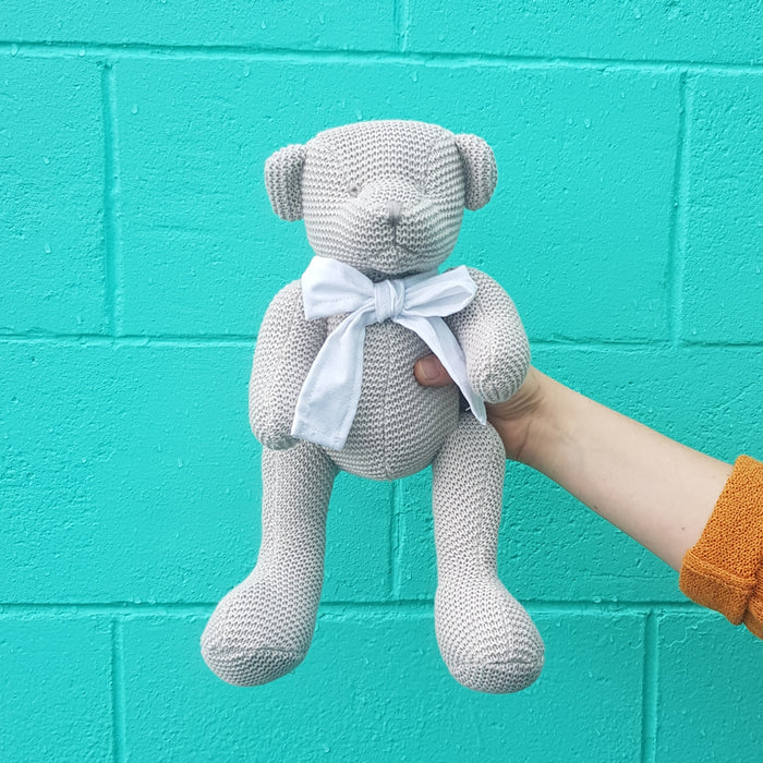 Large Crocheted Cotton Teddy Bear