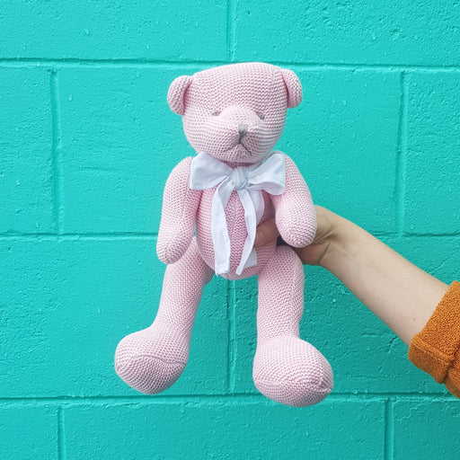 Large Crocheted Cotton Teddy Bear