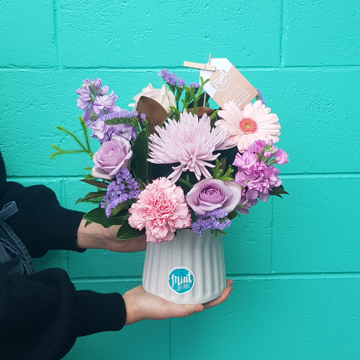 Ceramic Pot Arrangement - Choose Your Colour (NOT AVAILABLE MOTHERS DAY WEEKEND)