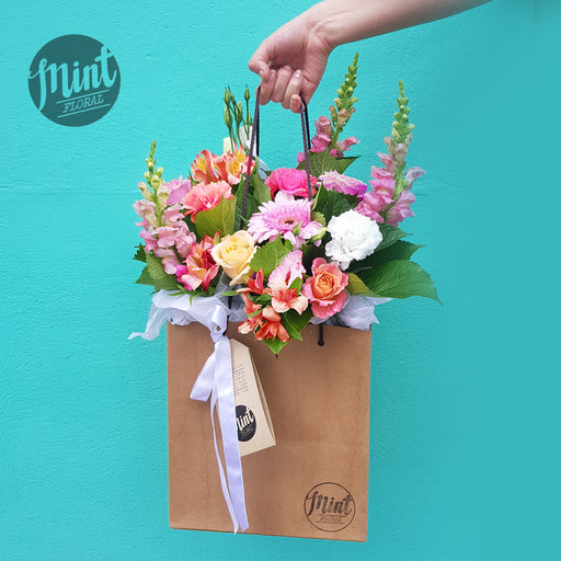 Florist Wild Card  Bouquet Bag - Let her do her thing! - MEDIUM