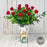 Romantic Red Rose Bouquet - One Dozen - 12 Stems