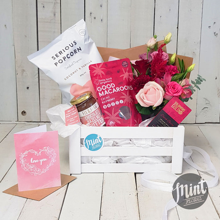With All My Heart Gift Crate - With Greeting Card