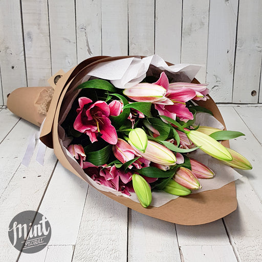 Pink Fragrant Lily Bouquet