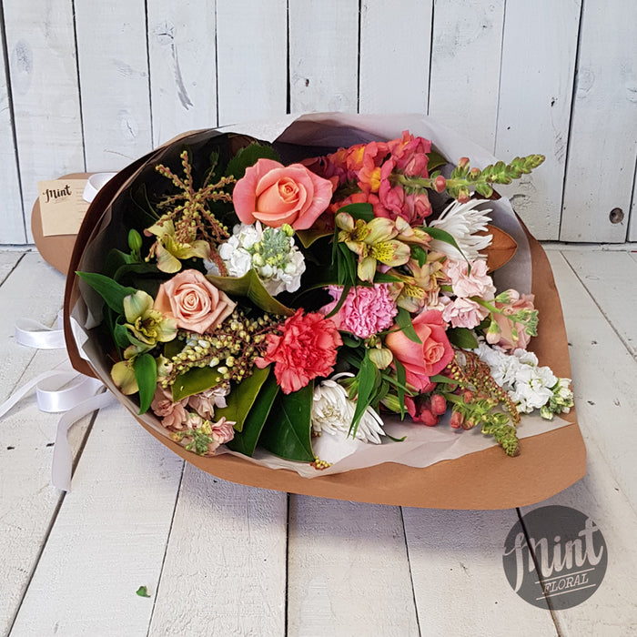 Peach Cupcake Bouquet