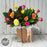 Rainbow Rose Bouquet - One Dozen - 12 Stems (NOT AVAILABLE MOTHERS DAY WEEKEND)